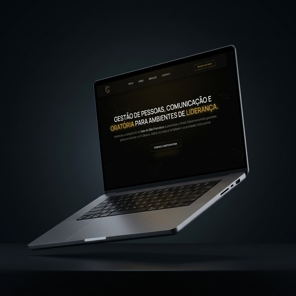 Web Design Inteligente e Landing Pages no Macbook